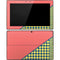 Coral Diagonal Split Surface Pro Tablet Skin